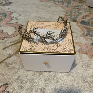 Twigs and Honey gold ivy headpiece